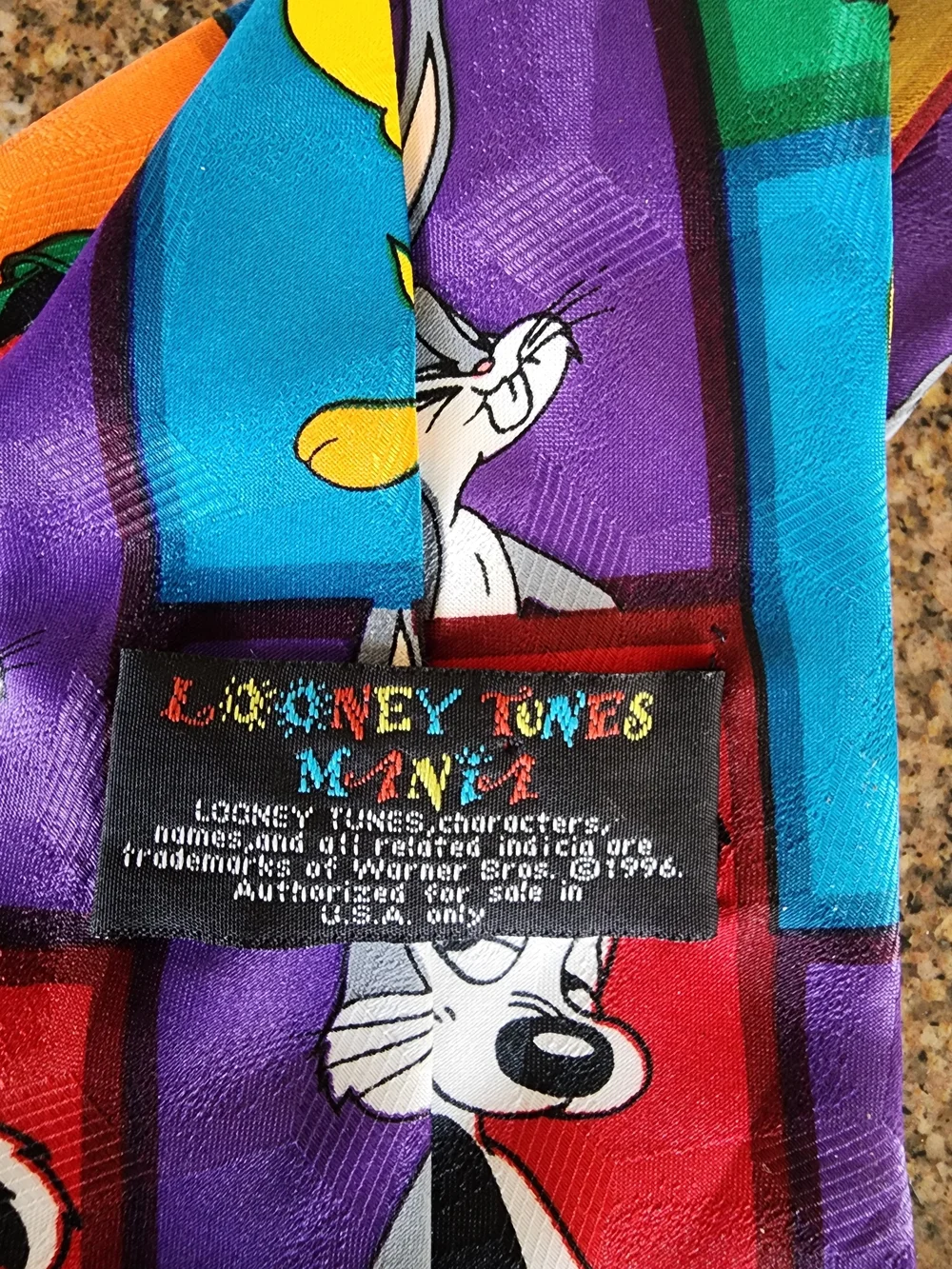 VIntage Warner Bros. Looney Tunes Tie.